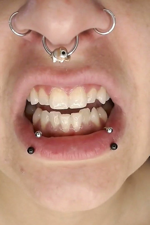 Climb Inside Wide Open Teeth Tongue Mouth Show