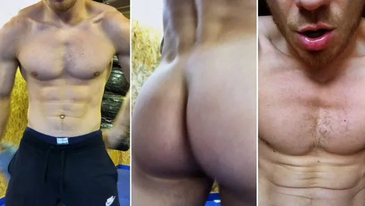 "LICK my ANUS" - Russian DOMINATION from a muscular MAN in the gym! Dirty talk! POV
