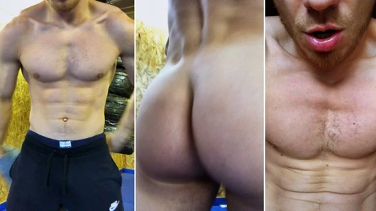 "LICK my ANUS" - Russian DOMINATION from a muscular MAN in the gym! Dirty talk! POV