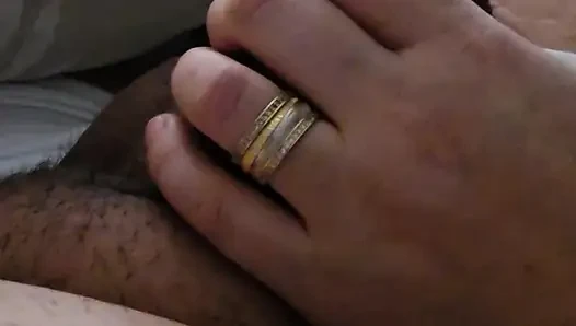 Horny step mom tricked into handjob by naughty step son