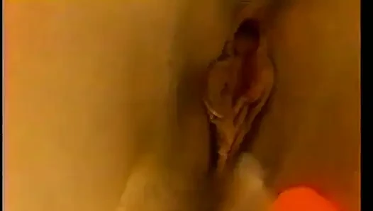 Watch him eat out granny's pussy on the florr