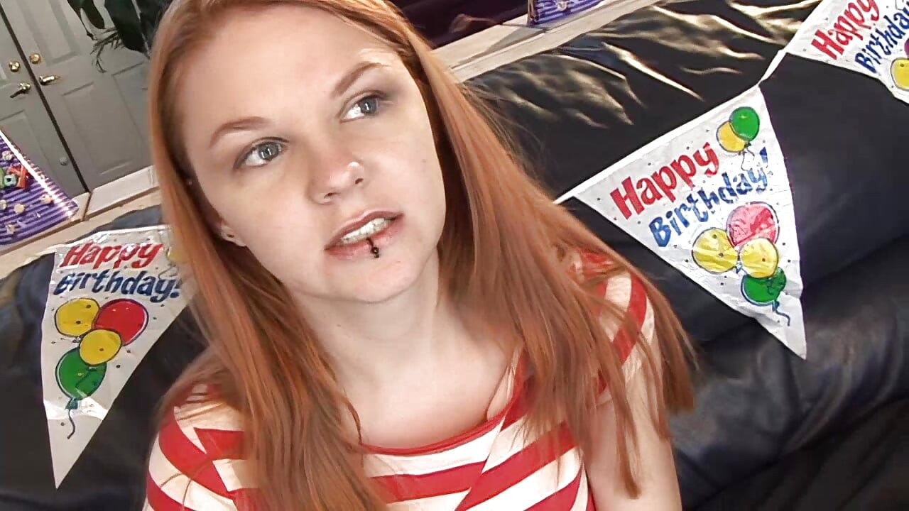 Finally 18! She Gets a Fuck Party for Her Birthday!