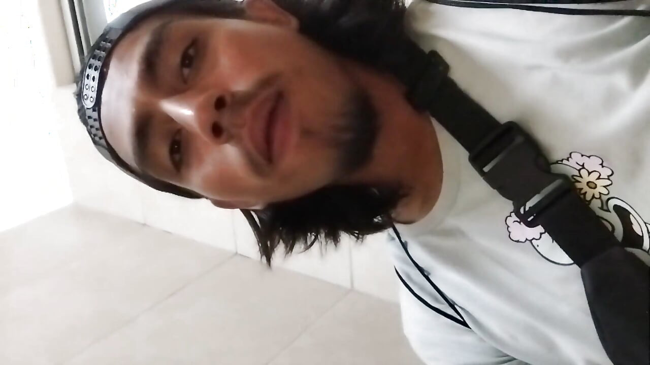 In a Public Toilet After Selling Water