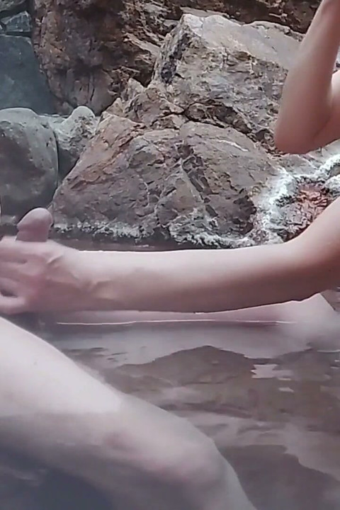 温泉旅行　露天風呂イラマチオ、騎乗位、バックで弁天