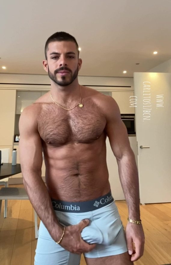 Showing my big cock in white shorts.
