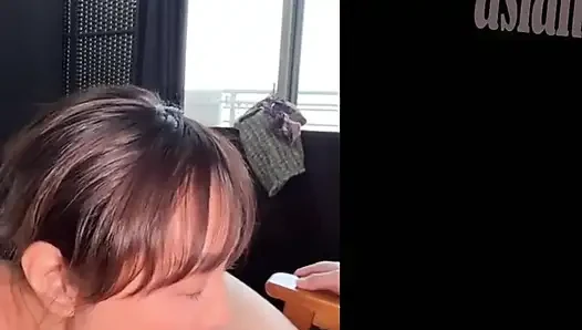 Elegant Married Lady with Mature Heavy Bust Delivers Blowjob Ending in Raw Creampie Passion