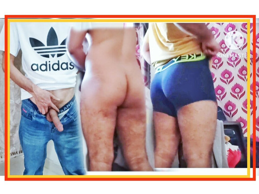 Grande gordito culo hetero compañero de cuarto desi gaand