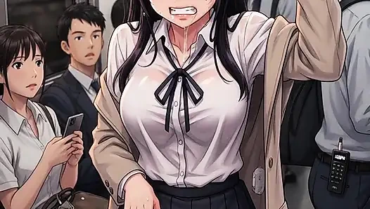 Красивые женщины трусят вибраторами, аниме