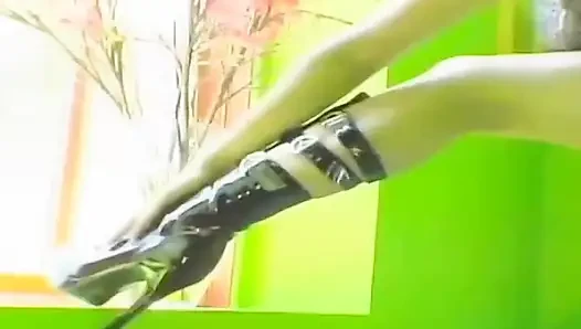 Blonde Babe Fingers Dripping Pussy to Pulsing Orgasm