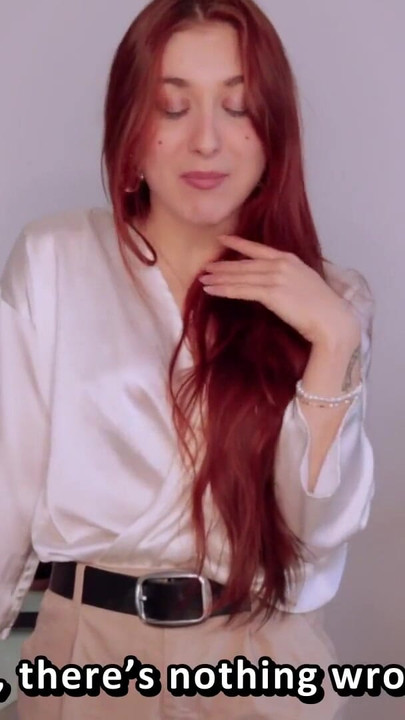 Emotional moment from "ASMR JOI (French with subs) - The Barber Shop."