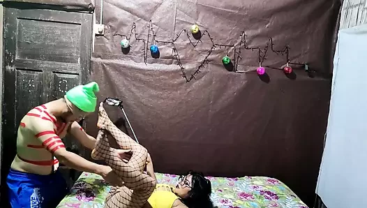 STEPMOTHER RIDING HER BEARDED STEPSON'S DWARF COCK LIKE A SLUT