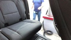 Vacuum Blow Job at Car Wash