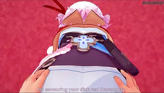 March 7th hot blowjob - Honkai Star Rail