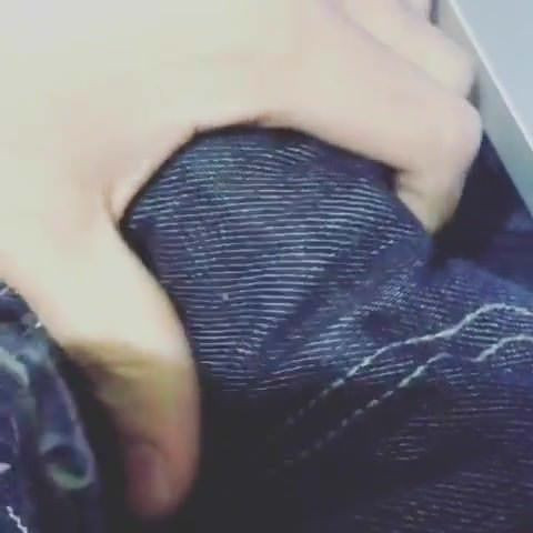 jerk off in jeans
