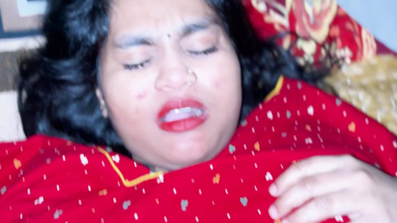 My Hot Indian Wife in Red Saree Seduced Me for Full Night Wild Ride