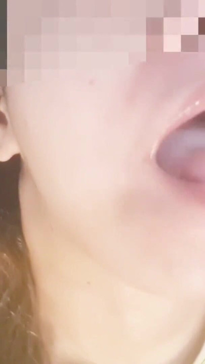 Horny Neighbor swallow my cum, fucked her throat so deep | Clip 3