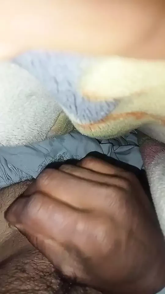 Oily black man masturbate fun.