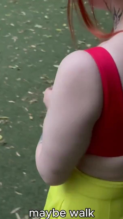 A female soccer player sucked me off in a public place and I came inside her pussy. | Clip 1