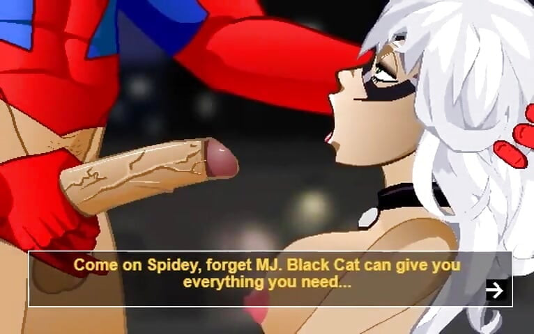 Spiderman Black Cat Felatio Gameplay by Loveskysan