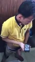 caught in action