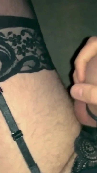 Iconic moment from "Crossdressing Van Driver Can't Hold Back Cum - SlugsOfCumGuy"