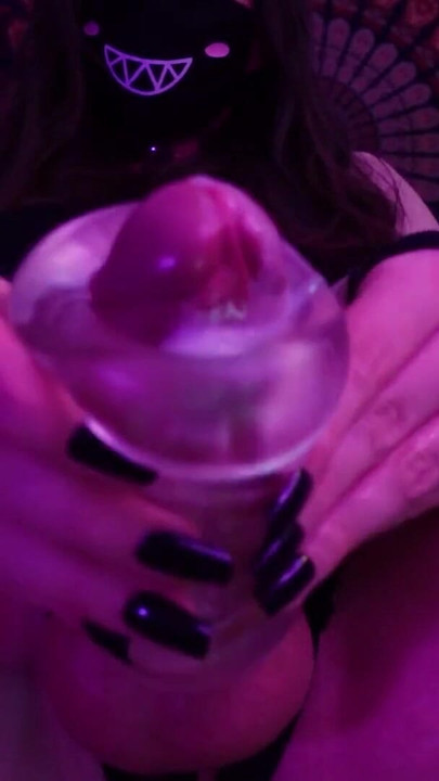 Must-share moment from "Big Dick Femboy jerks off right in front of you until cumming a big load"
