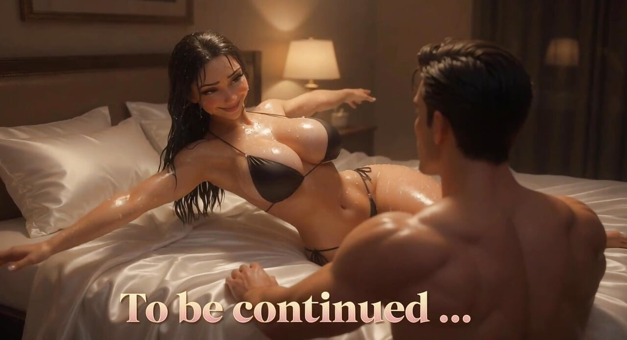 Ep 7: Curvy Wife in Sheer Black Torn Micro Bikini Gets Hands All Over Ignoring Husband