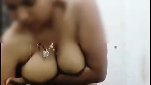 Desi sister-in-law's mother-in-law's mother-in-law's with her finger wide open
