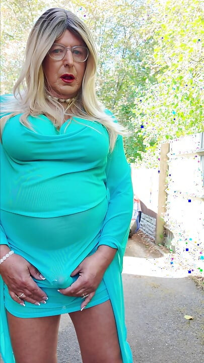 Sexy Crossdresser kellycd2022 in my sexy mesh see thru dress panties and heels