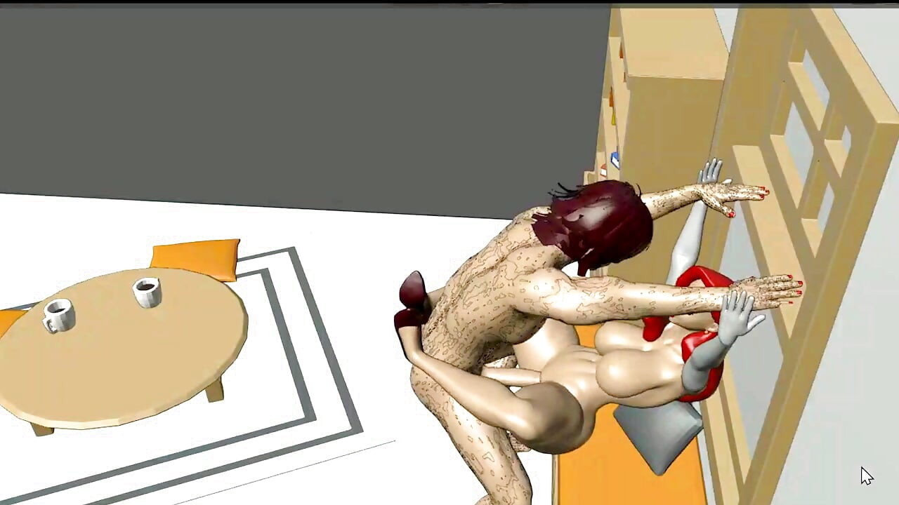 Animasi 3d - skenario seks dewasa 3d yang dibuat
