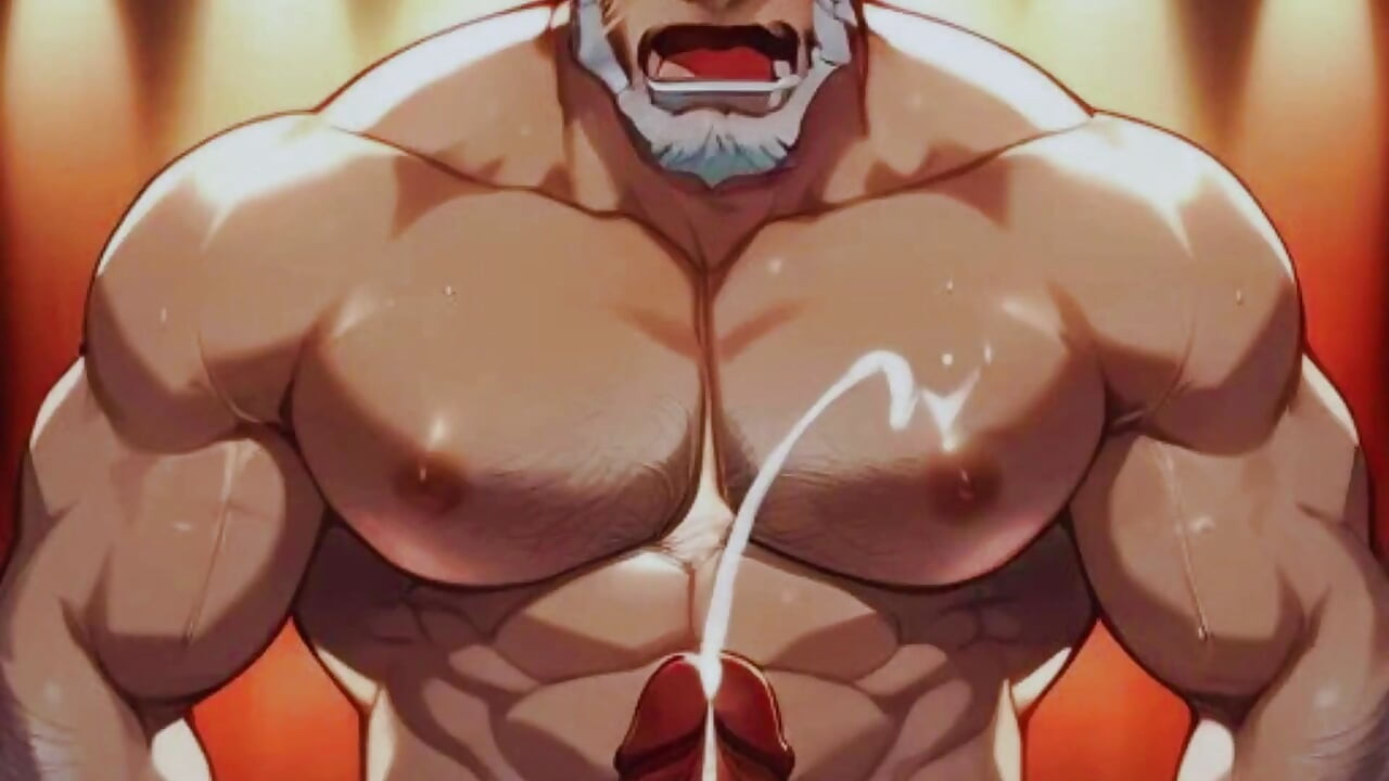 Hot Old Man with a Big Ass and a Divorcee Likes to Give His Ass to His Old Friends