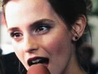 Emma Watson con omaggio di bukkake no. 5