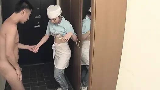 Drilled Japaneses Scene-2 Japanese Cook with Small Tits Fucking Hard with Her Client