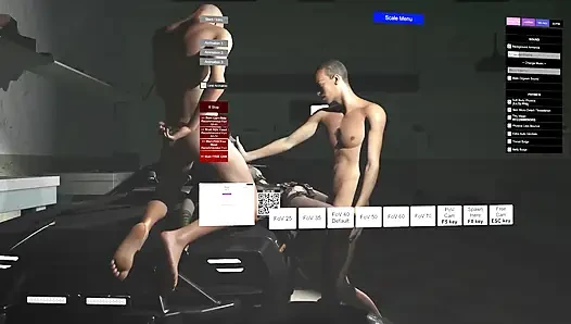 Memasukkan Semua Lubang Ke Dalam Threesome Ganas Di Atas Mobil