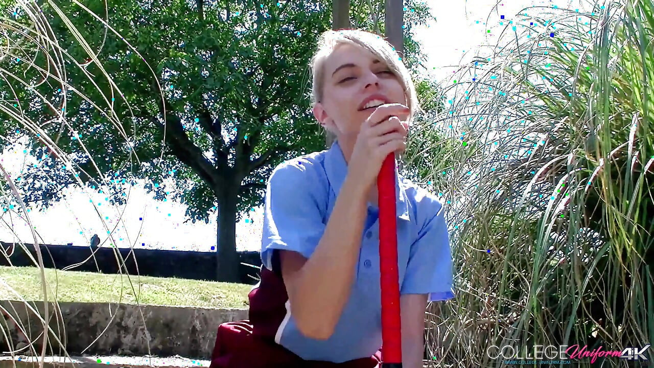 Hockey Stick Jerk off Featuring Chloe Toy