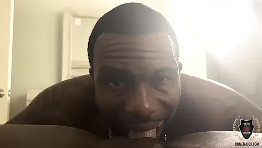 BBC Rome Major Fucked Deep Dark Tight Pussy!