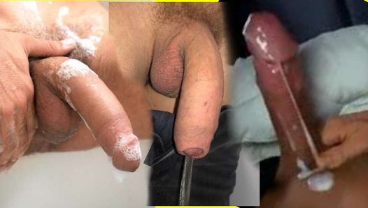 Cleaning Cock Piss and Cumshot