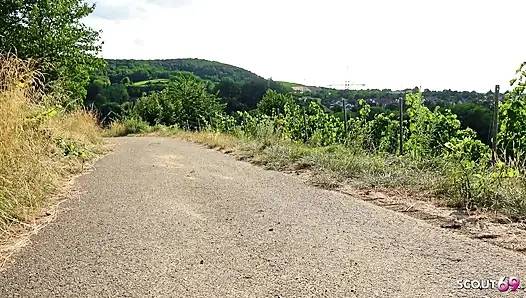 Skinny German Latina Teen Christy Ley Talk to Outdoor Fuck by Stranger