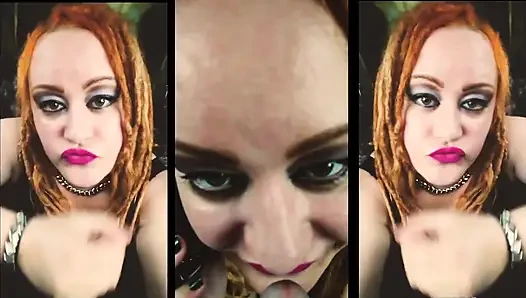 Ngobrol sama pacarnya di telpon sambil nyepong kontol teman imutnya