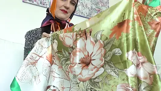 My Shiny Satin Scarves Will Turn You on! Lady Victoria Valente