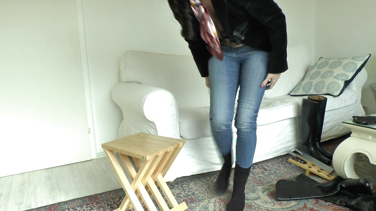 Boot Change and Smelling Black Socks POV, Lady Victoria Valente