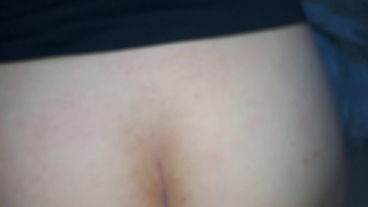 While I'm watching TV, my stepsister strips naked in front of me and asks me to fuck her.
