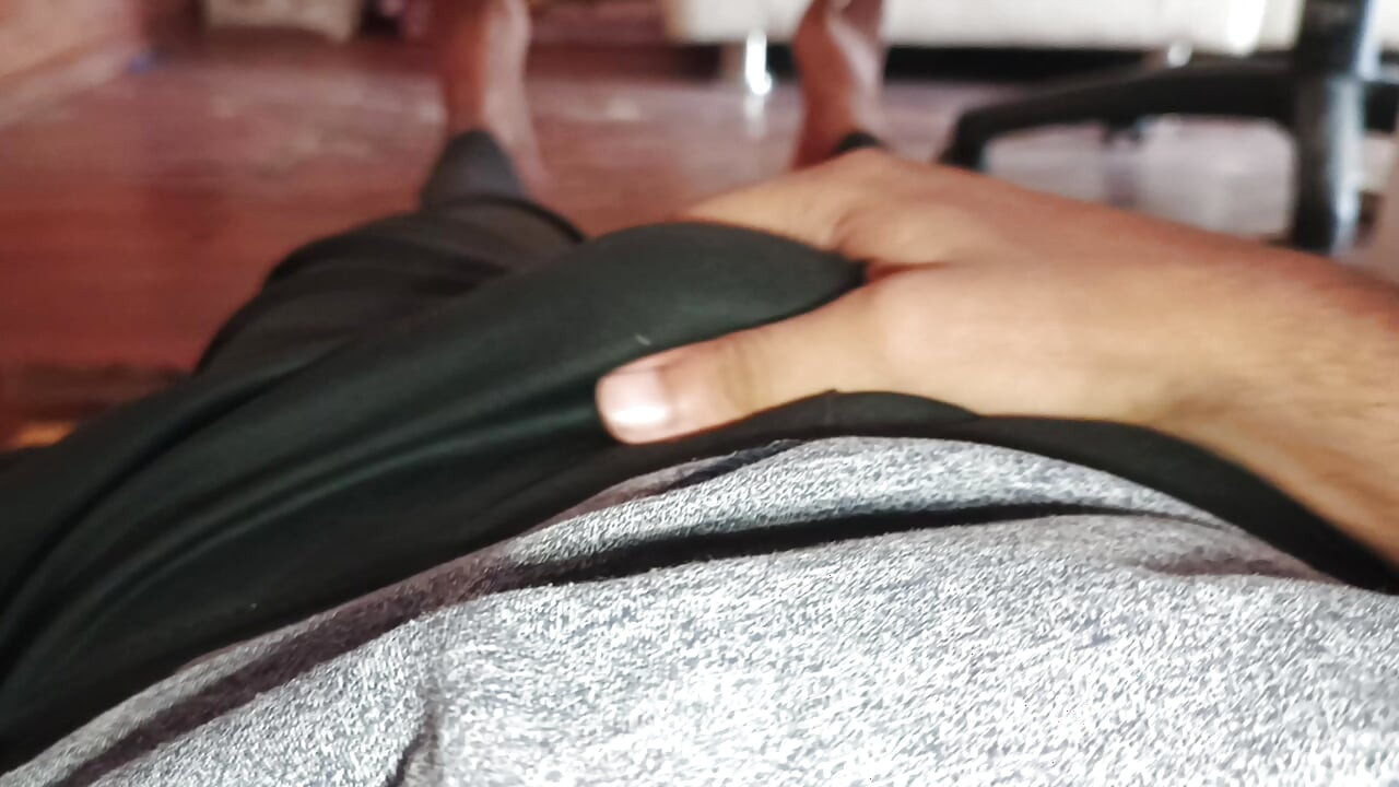 Pakistani Masked Guy Solo Masturbating in Office Alone
