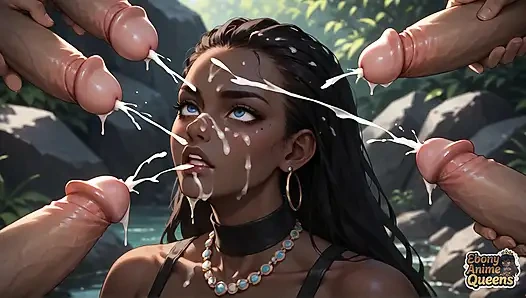 Ebony Fever Heats up the Desert! the Hottest XXX Porn!