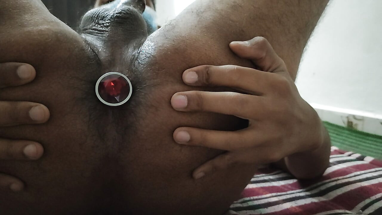 Self Handjob cum Licking