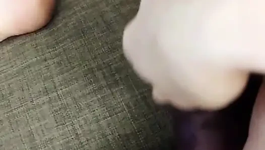 Жестко кончаю на дилдо Demon