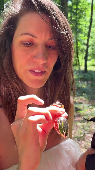 Wild Anal Masturbation in the Forest
