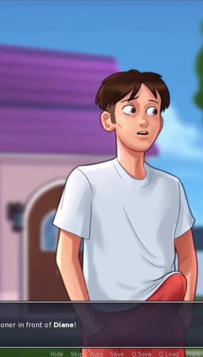 Summertime Saga - she love big cucumbers and i want to give her mine