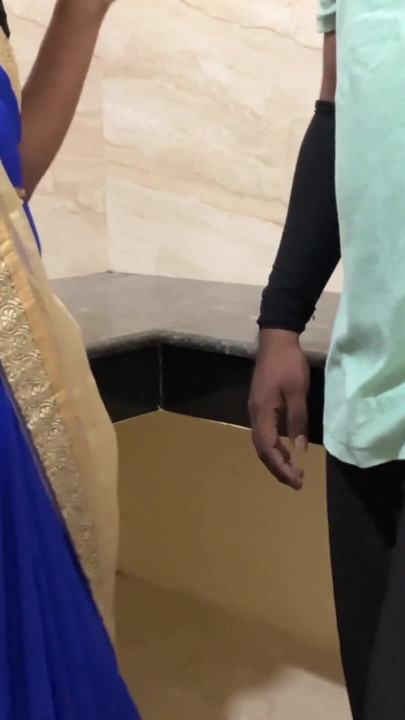 Tamil girl besties sex with best friend in kitchen and get caught | Clip 1
