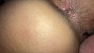 Penetrating wifes open pussy